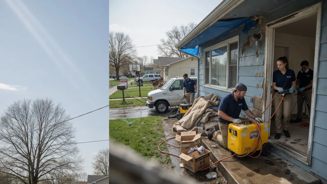 Basement Flood Cleanup in Belpre, KS near me